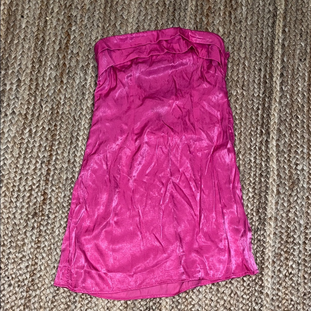 Forever 21 Pink Strapless Dress